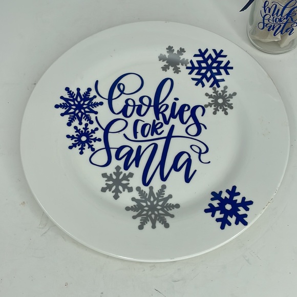 New Cookies for Santa Plate & Milk for Santa - Jar - Picture 2 of 7